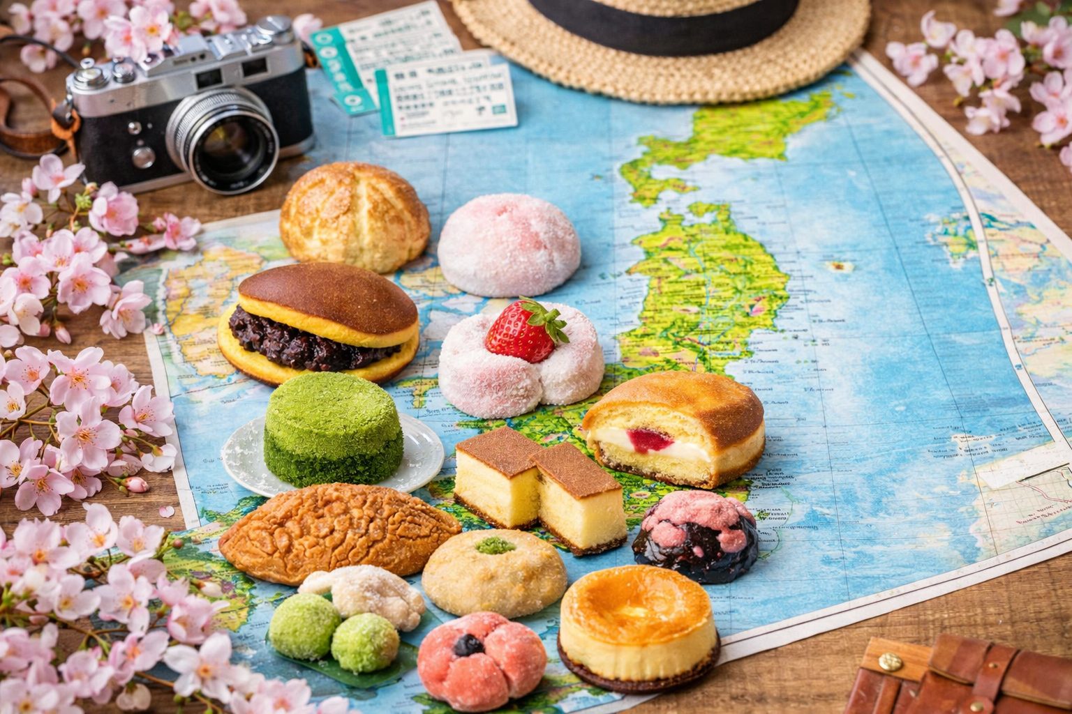 エアライン・観光科 日本全国の美味しいお菓子の食べ比べ♪ ご当地銘菓を食べて観光地を学ぼう❣